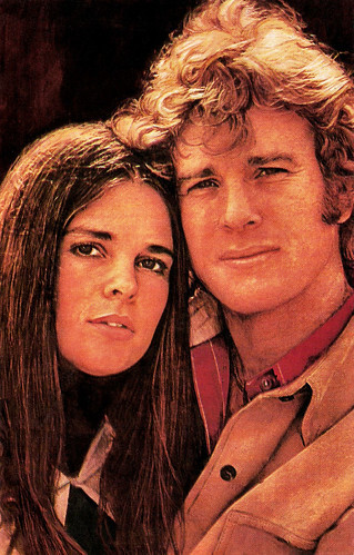 Ali McGraw and Ryan O'Neal in Love Story (1970)