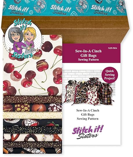 Sew-In-A-Cinch Gift Bags Sewing Sewing Project Bundle Box by the Stitch it! Sisters available at Nancy Zieman Productions at ShopNZP.com