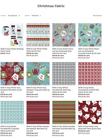 Christmas Fabric Available at Nancy Zieman Productions at ShopNZP.com