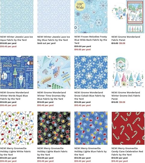 Christmas Fabric Available at Nancy Zieman Productions at ShopNZP.com
