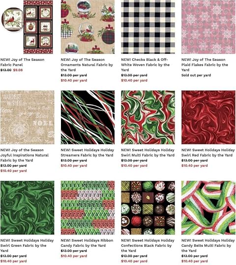 Christmas Fabric Available at Nancy Zieman Productions at ShopNZP.com