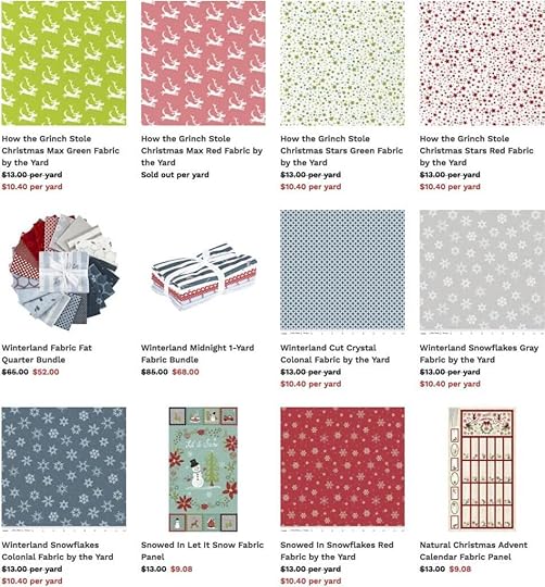 Christmas Fabric Available at Nancy Zieman Productions at ShopNZP.com