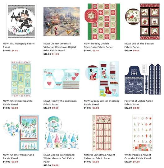 Save 30% Off Christmas Fabric Panels at Nancy Zieman Productions at ShopNZP.com