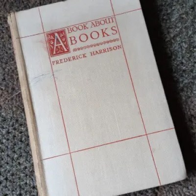 cover of A Book about Books