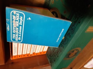 Cover of shorthand edition of Sherlock Holmes book