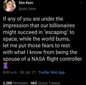 If any of you are under the impression that our billionaires might succeed in 