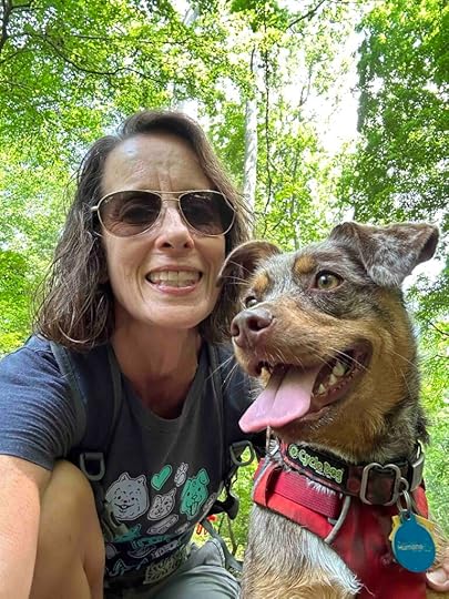 Andie and Sunny at Bicentennial Woods for celebration day