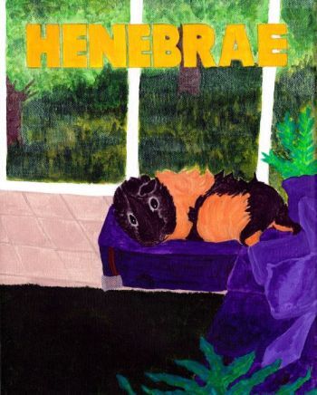 Rachel E Smith guinea pig painting Henebrae
