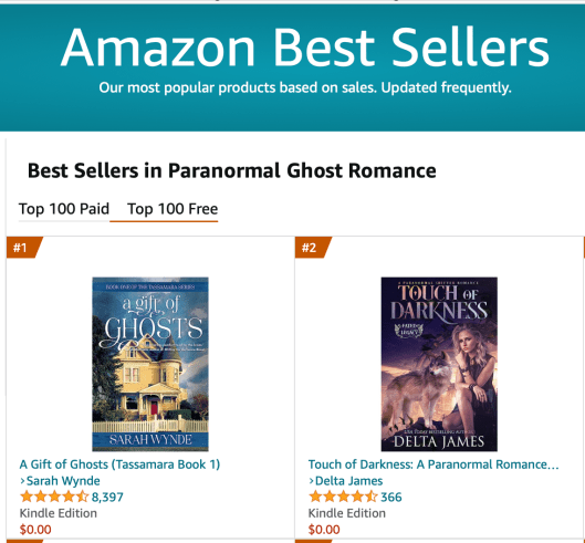 Ghosts on a best giveaway list