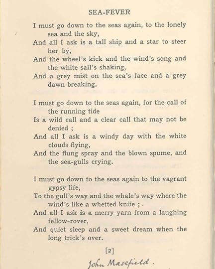 For Earth Day a John Masefield Poem
