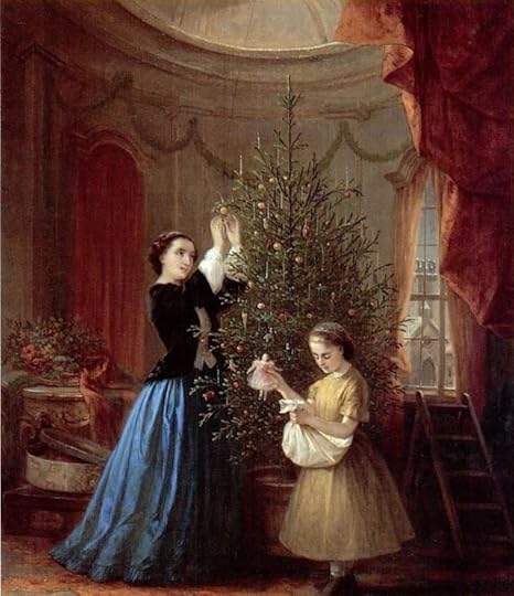 Decorating the Christmas Tree (1865) by Louis Lang