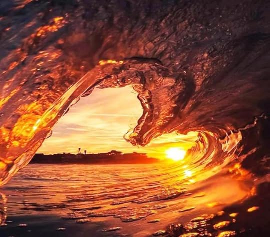 Frozen Wave Against Sunlight by Hernan Pauccara