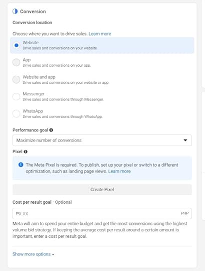 Meta Advantage+ Shopping Ads : conversion