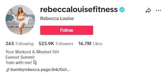 TikTok Fitness Influencers Rebecca Louise