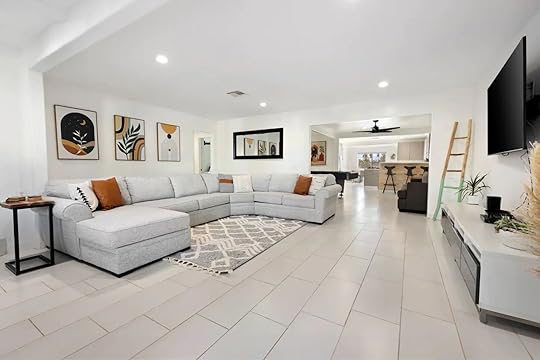 The living room of the compound
