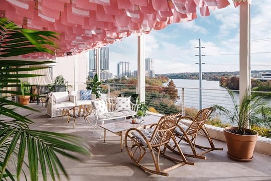Patio area at The Line Hotel