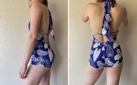 full coverage one piece popflex swim romper