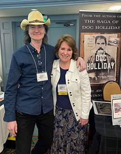 With Australian author Peter Brand at the WWHA Roundup