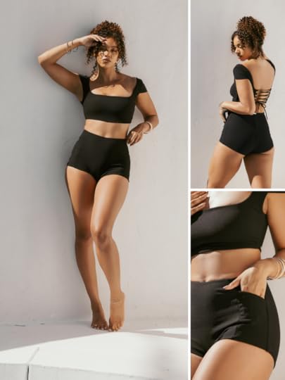 popflex Sand Dollar Surf Short with Pockets modest swimwear full coverage bikini