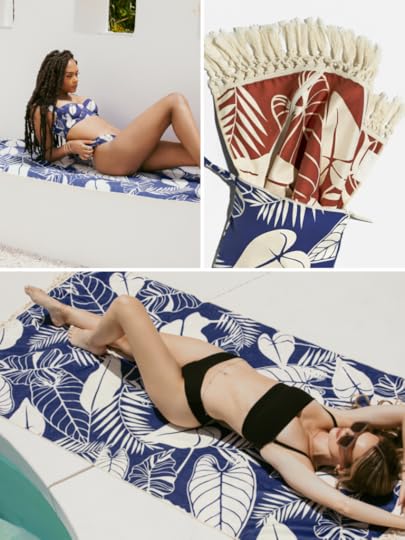 popflex beach towel with bag