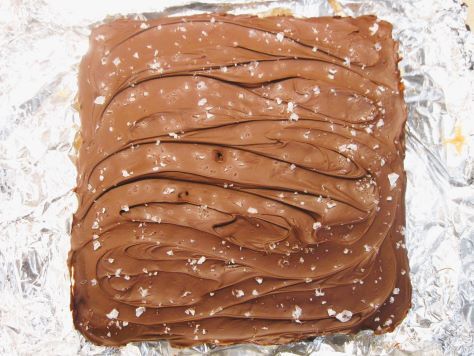 Bready or Not: No-Bake Triple-Decker Toffee Bars