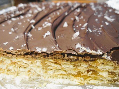 Bready or Not: No-Bake Triple-Decker Toffee Bars