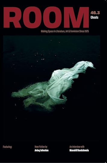 cover of issue 46.3 of Room magazine, on a black background the words 