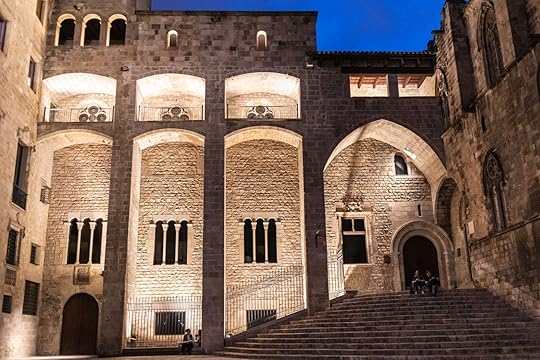 placa del rei - barcelona spain