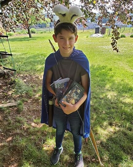 Kids with Black Star of Kingston or dressed as a Green Ember Character.