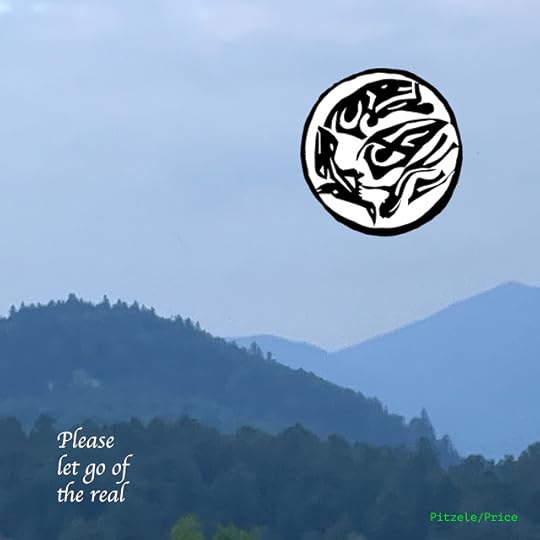 A disk appears over the smoky mountain.