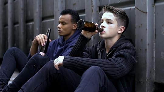 teenagers drinking