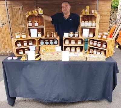 photo of honey stall