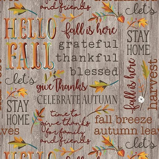 NEW! Hello Fall Fabrics by Jessica Flick for Benartex Now Available at Nancy Zieman Productions at ShopNZP.com