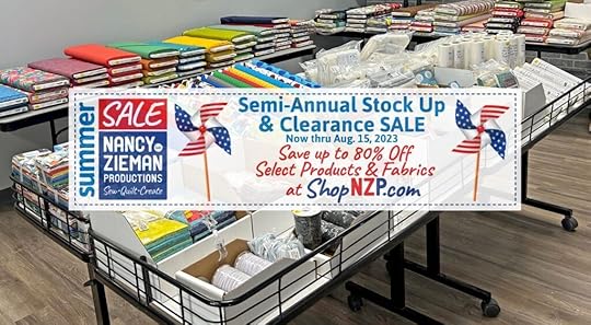 Semi-Annual Stock Up & Clearance SALE at Nancy Zieman Productions at ShopNZP.com