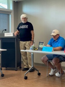John Evans and Phil Giunta at Battle of the Books