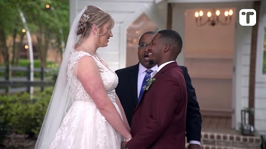 Amanda is 6 inches taller than her husband, William without heels.