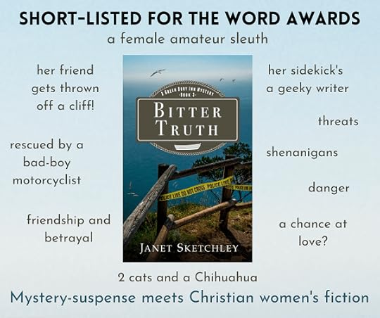 Text: Short-listed for The Word Awards! Cover art: Bitter TruthMore text: descriptors of the book, including