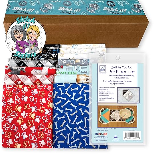 Quilt As You Go Dog Pet Placemat Bundle Box available at Nancy Zieman Productions at ShopNZP.com