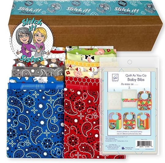 Quilt As You Go Baby Bibs Bundle Box available at Nancy Zieman Productions at ShopNZP.com