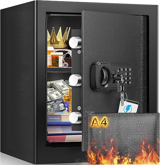 Tiskgg 1.8 Cubic Fireproof and Waterproof Safe Box