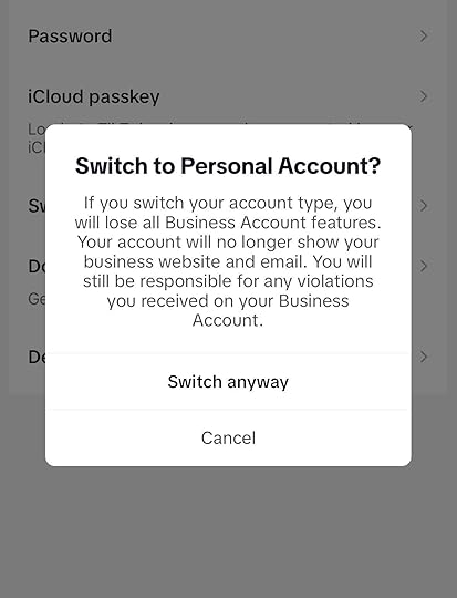 tiktok account types personal