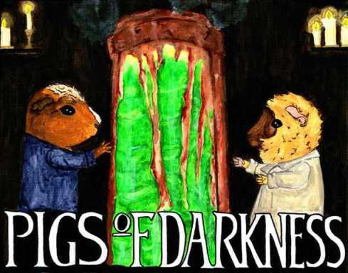 Rachel E Smith guinea pig painting