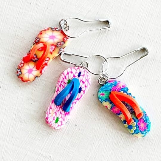 Flip Flop Stitch Markers