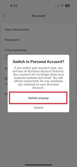 how to unlink tiktok account for business 6