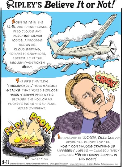 1. Scientists in the U.S. are flying planes into clouds and injecting silver iodide, a process known as cloud seeding, to make it snow more, especially in the drought-stricken west. 2. The fist natural 