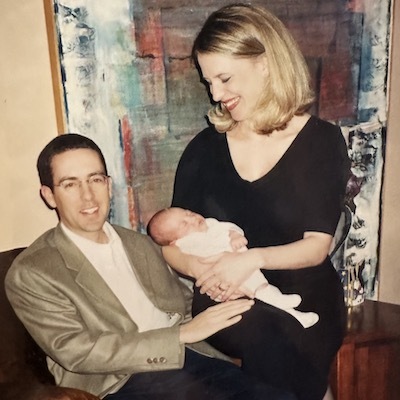couple with newborn