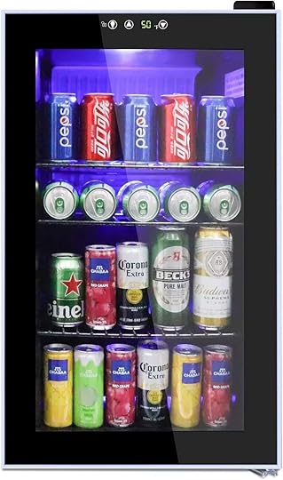 WATOOR 85 Can Mini Fridge for Man Cave