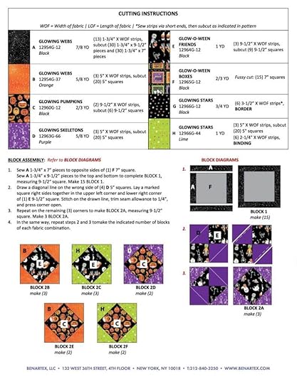 Glow-O-Ween Halloween Fabrics by Kanvas Studios for Benartex