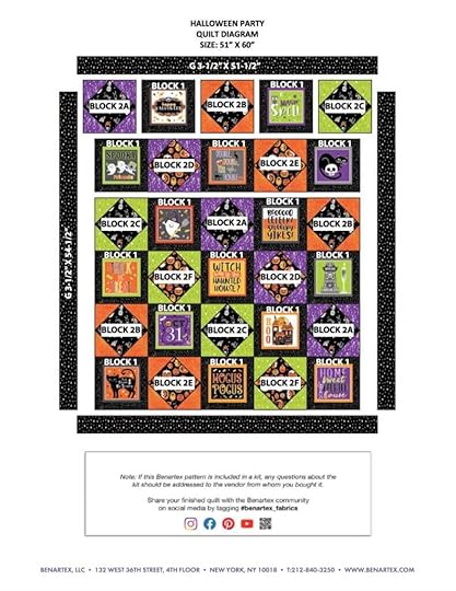 Glow-O-Ween Halloween Fabrics by Kanvas Studios for Benartex