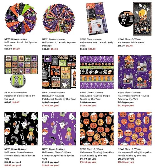 NEW! Glow-O-Ween Halloween Fabrics by Kanvas Studios for Benartex